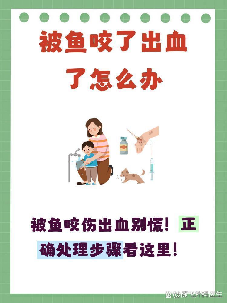 魚咬傷后多久需要就醫，被魚咬傷后多久需要就醫