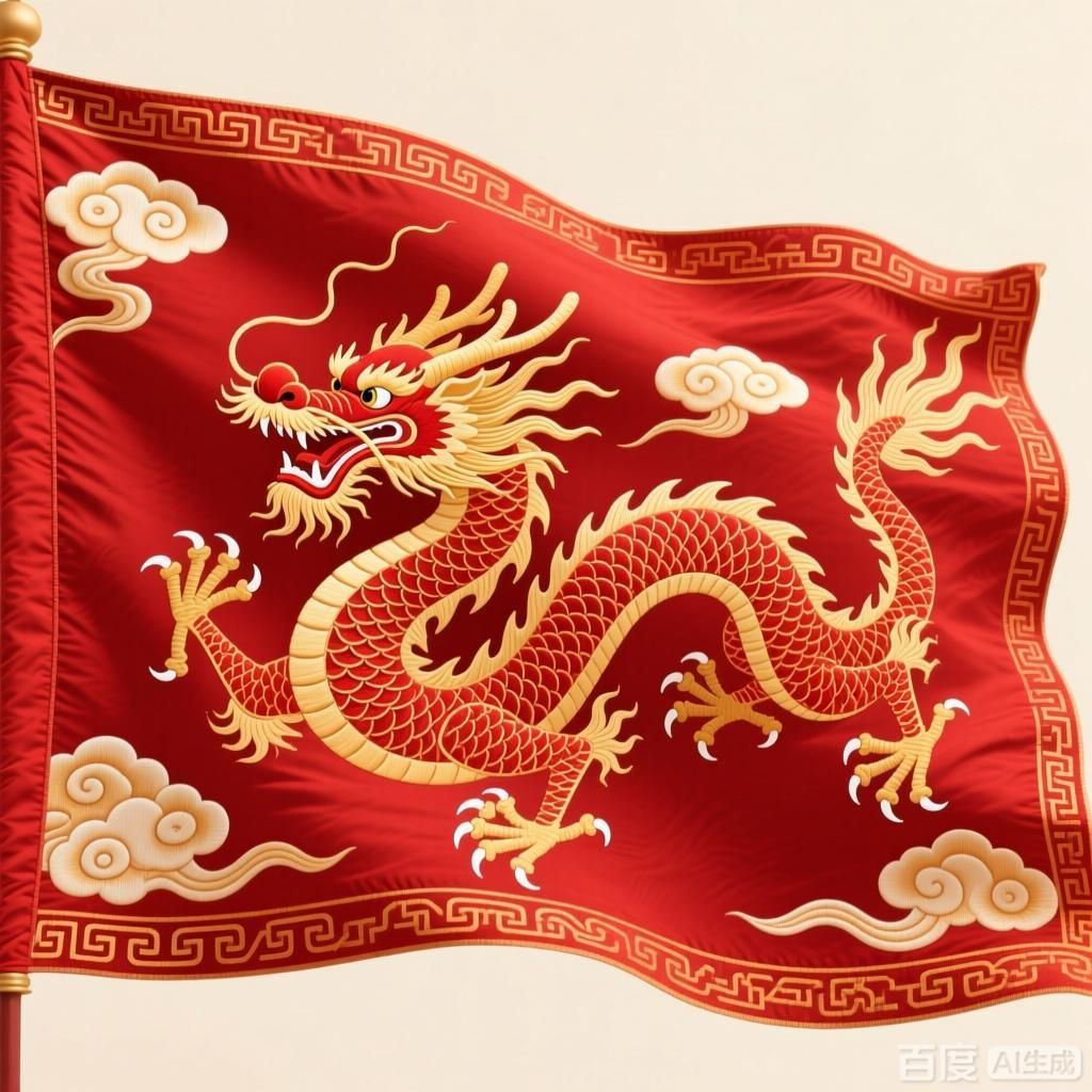 有沒有紅龍旗的設計案例，4款紅龍旗設計案例