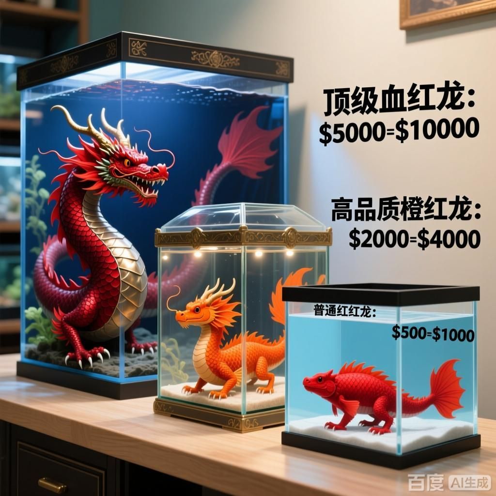 能詳細(xì)解釋一下紅龍魚的價格差異嗎，紅龍魚價格差異主要受以下幾個因素影響紅龍魚的價格