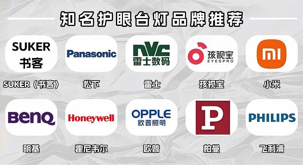 護(hù)眼臺燈十大排名，2025年護(hù)眼臺燈十大品牌排名