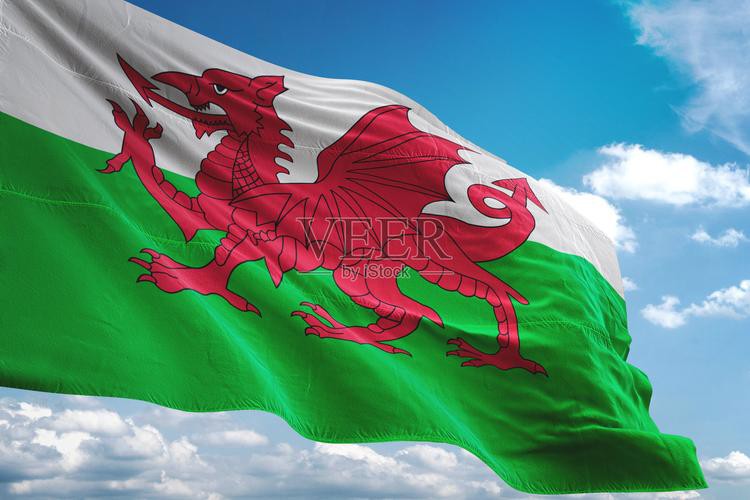 給我一張高清的威爾士紅龍旗圖片
