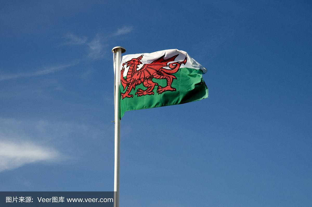給我一張高清的威爾士紅龍旗圖片