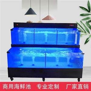 玻璃海鮮魚缸批發：宿遷市大型超市玻璃魚缸批發價格