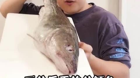 開巨型盲魚盲盒：巨型盲魚盲盒開箱挑戰開鱈魚美味成功即大賺愛奇藝