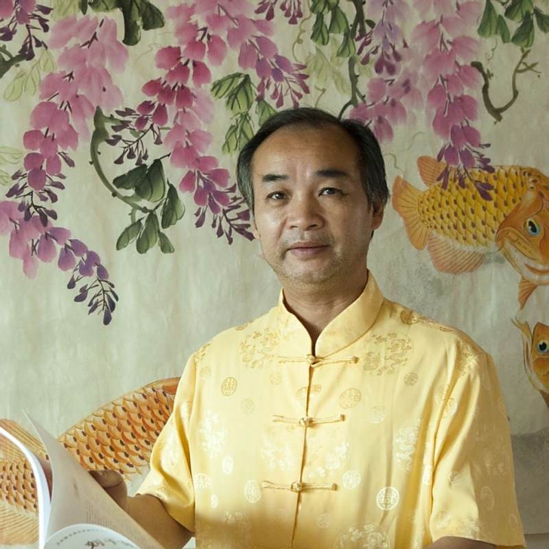 中國畫金龍魚第一人：劉千碩——中國畫金龍魚畫法的奠基人
