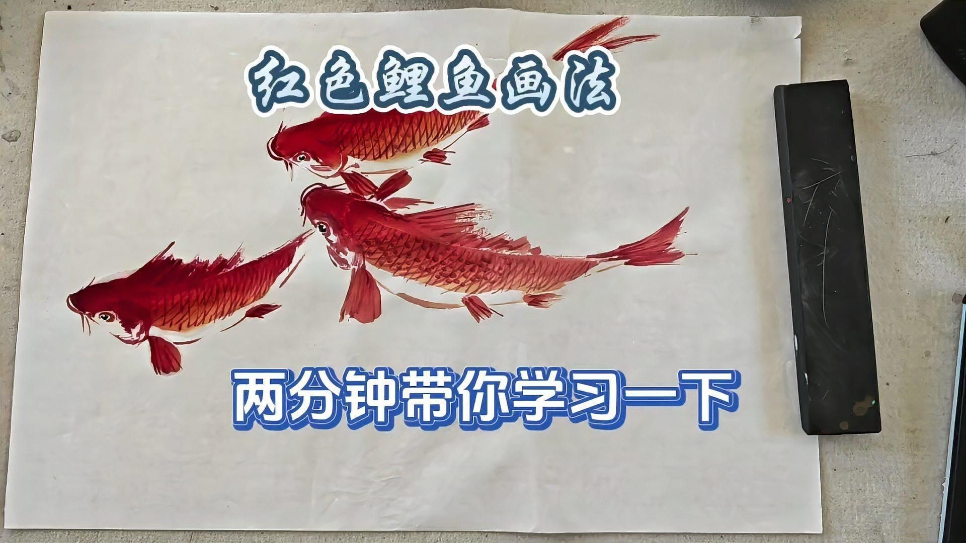 名家畫鯉魚視頻：名家教授的鯉魚繪畫視頻教程推薦