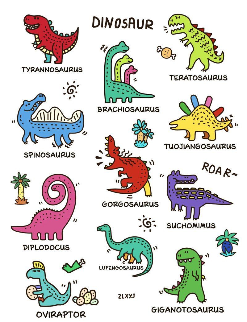 恐龍圖片【恐龍簡筆畫大全】