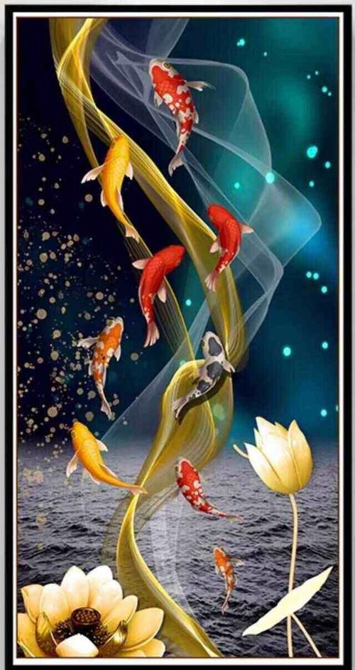 最旺財的九魚圖【《最旺財的九魚圖》】 最旺財的九魚圖【《最旺財的九魚圖》】 龍魚百科 第9張