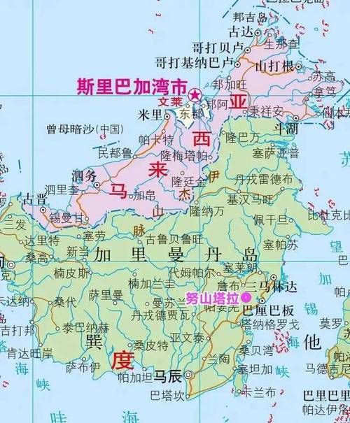 馬來西亞地圖中文全圖【《馬來西亞地圖中文全圖》】