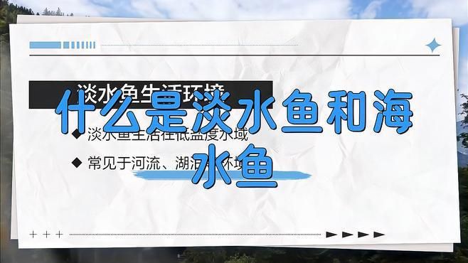 如何區(qū)分海魚和淡水魚？【]海魚和淡水魚哪個(gè)營(yíng)養(yǎng)價(jià)值更高原來一直吃錯(cuò)了大娛車】