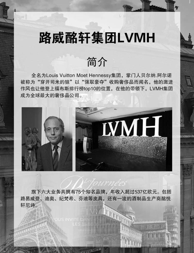 世界奢侈品三巨頭【lvmh、開云集團（richemont）、開云集團】
