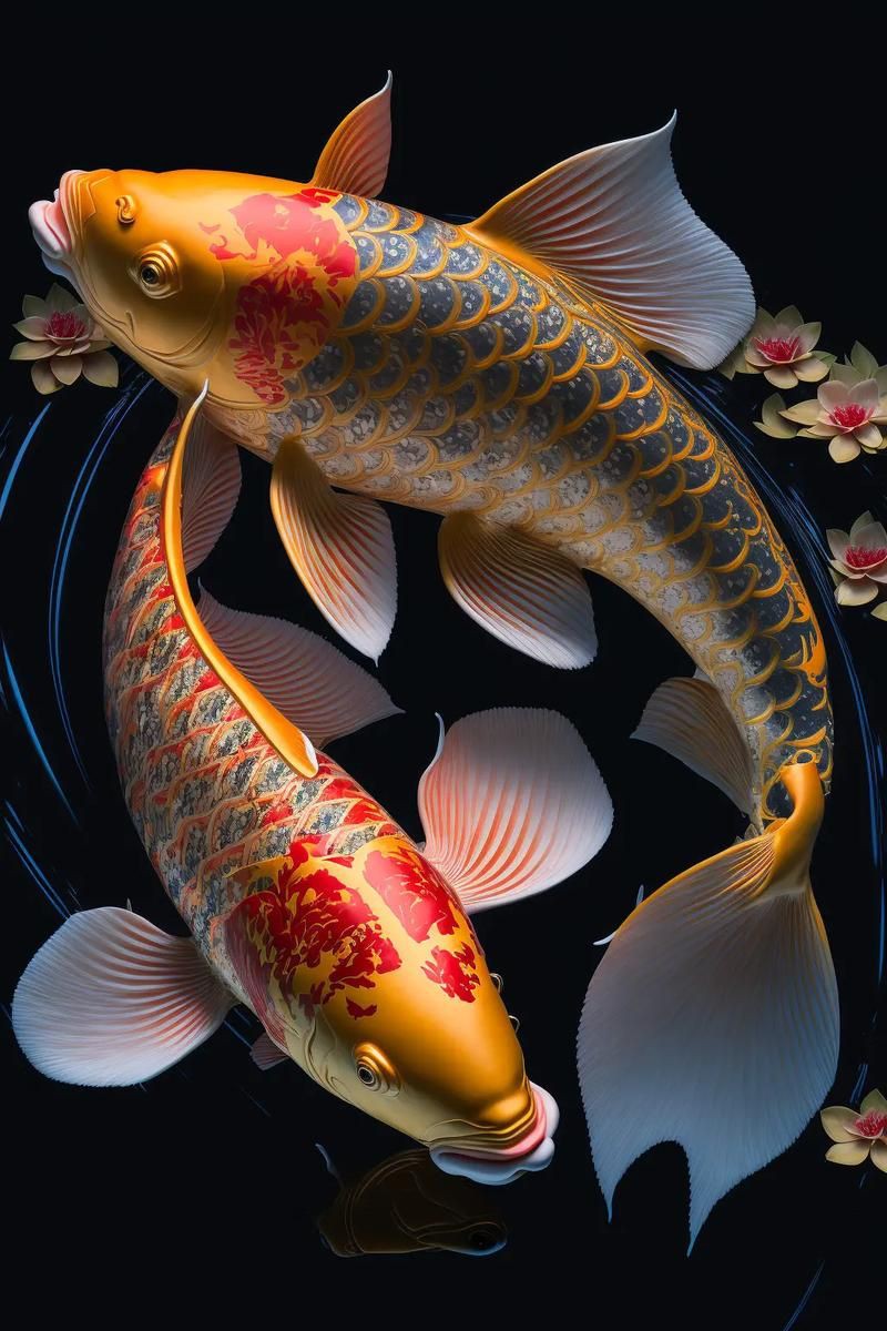 錦鯉魚圖片【十三類錦鯉圖集欣賞】 錦鯉魚圖片【十三類錦鯉圖集欣賞】 龍魚百科 第19張
