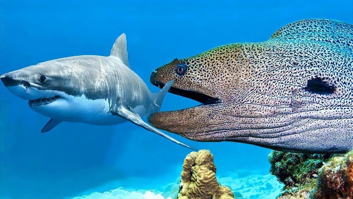 電鰻能電死鯊魚嗎【探秘自然與科技，電鰻突然攻擊鯊魚，本以為會是一場大戰】