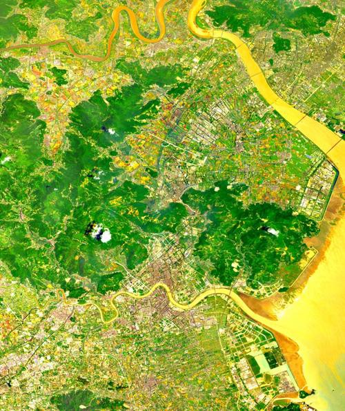 東龍鎮衛星地圖【廣西壯族自治區貴港市覃塘區東龍鎮衛星地圖757地圖】