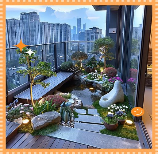 樓頂露臺魚池效果圖【《樓頂露臺魚池效果圖》】