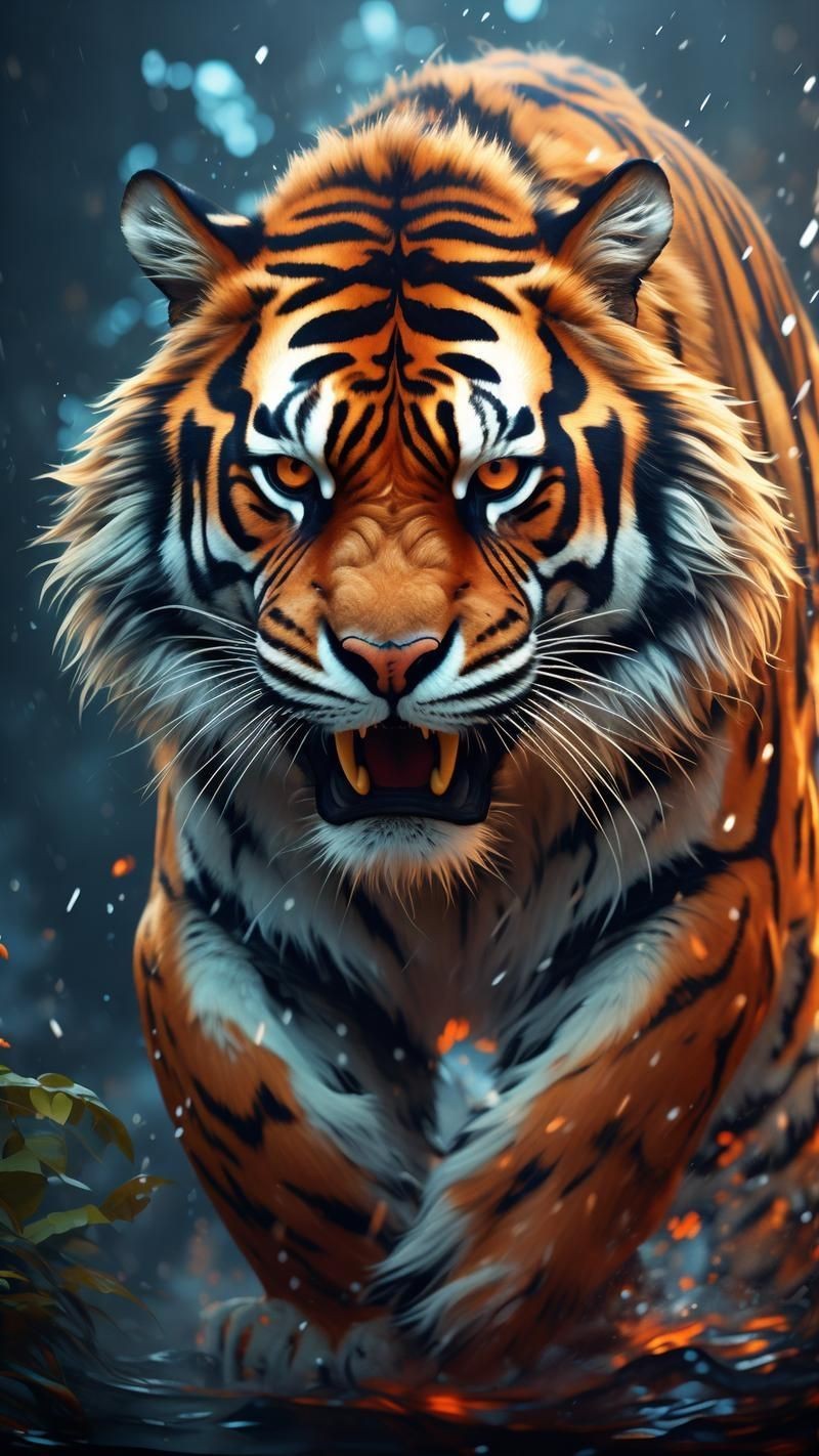 猛虎真實圖片【“猛虎真實圖片”主題聚焦于展現(xiàn)老虎這一頂級掠食者的野性魅力與自然之美】 猛虎真實圖片【“猛虎真實圖片”主題聚焦于展現(xiàn)老虎這一頂級掠食者的野性魅力與自然之美】 龍魚百科 第6張