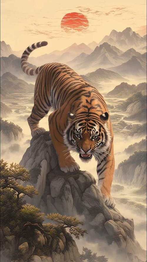 猛虎真實圖片【“猛虎真實圖片”主題聚焦于展現(xiàn)老虎這一頂級掠食者的野性魅力與自然之美】 猛虎真實圖片【“猛虎真實圖片”主題聚焦于展現(xiàn)老虎這一頂級掠食者的野性魅力與自然之美】 龍魚百科 第10張