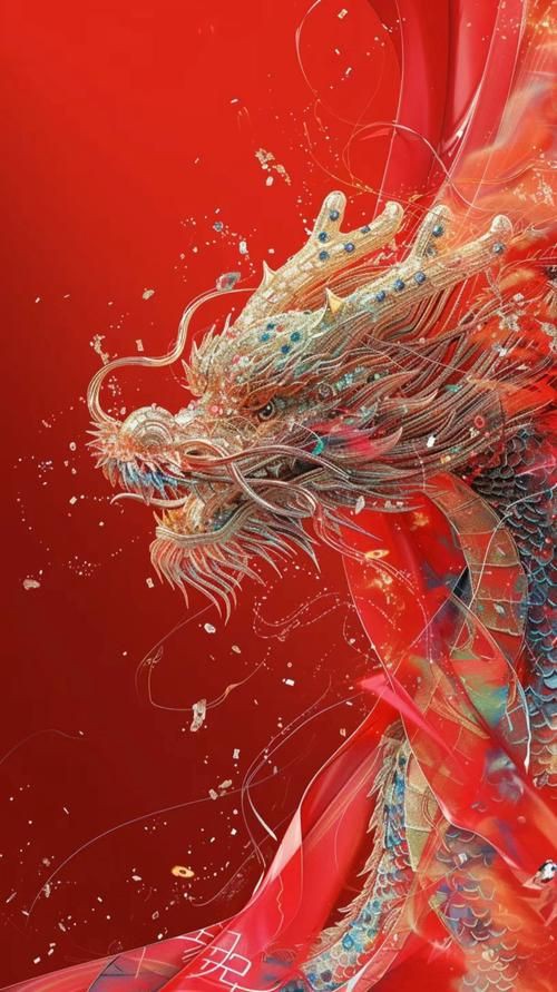 紅龍上色對比圖【“紅龍上色對比圖”直觀呈現了紅龍在不同階段或條件下的色彩變化與細節差異】