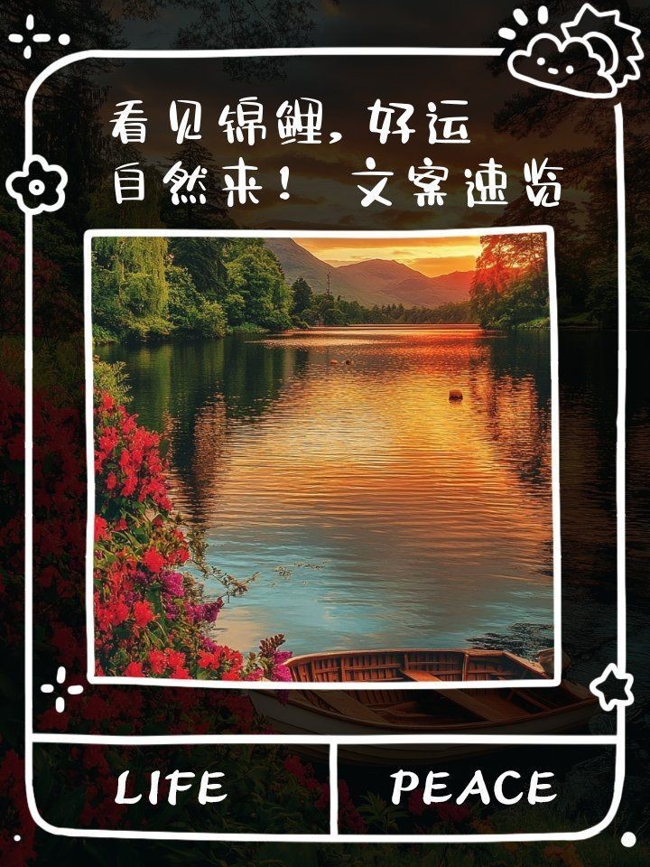 錦鯉最暖心八個字，《錦鯉最暖心八個字》“錦鯉最暖心八個字”聚焦于江湖
