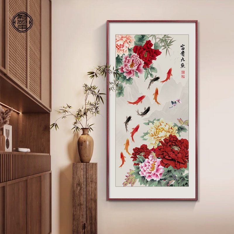 牡丹花和魚在一起的寓意，《牡丹花和魚在一起的寓意》