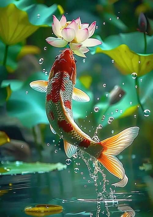 錦鯉鯉魚圖片，錦鯉與鯉魚圖片展示與解析