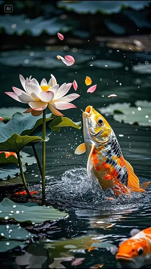 錦鯉鯉魚圖片，錦鯉與鯉魚圖片展示與解析