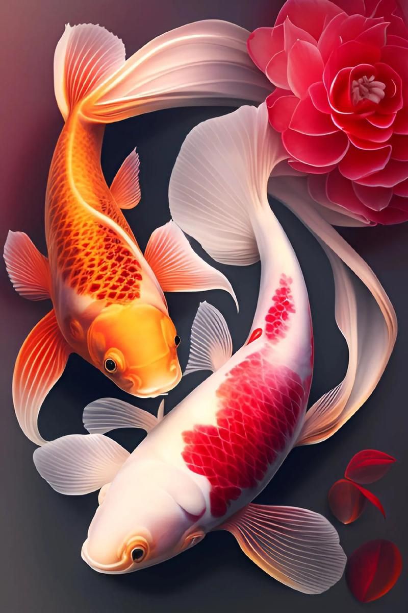 錦鯉鯉魚圖片，錦鯉與鯉魚圖片展示與解析