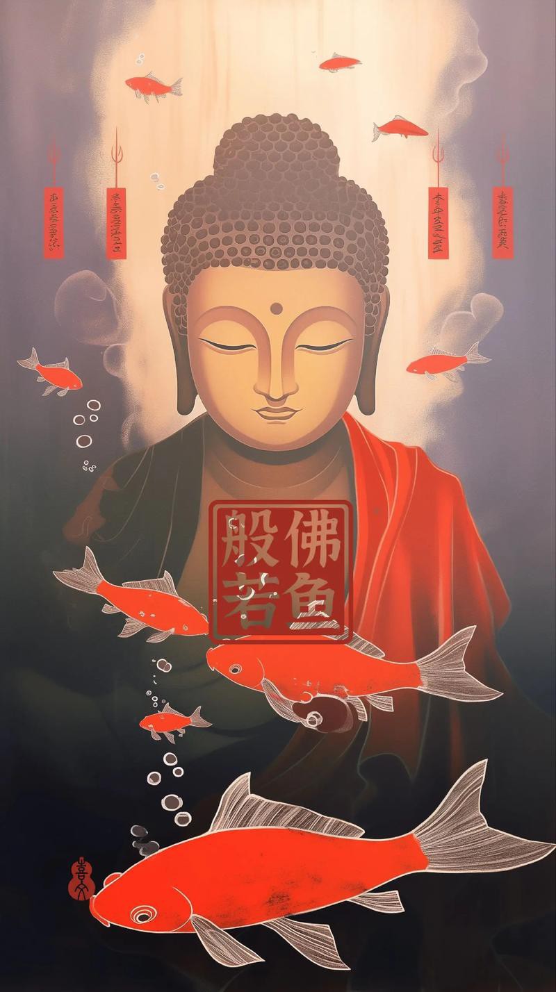 佛與魚的圖片，《佛與魚的圖片》——佛與魚的奇妙相遇