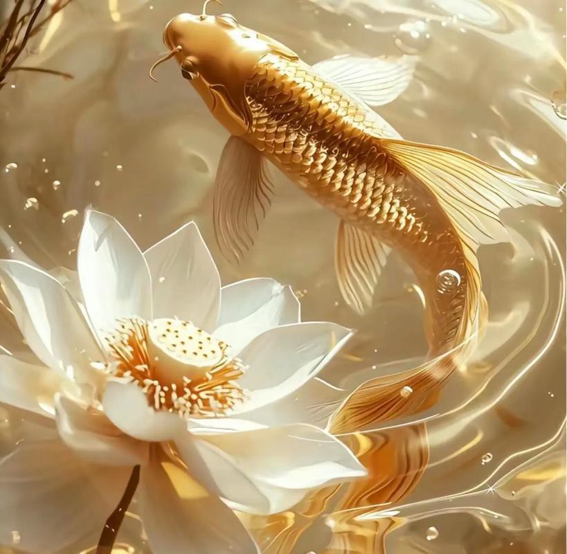 佛與魚的圖片，《佛與魚的圖片》——佛與魚的奇妙相遇