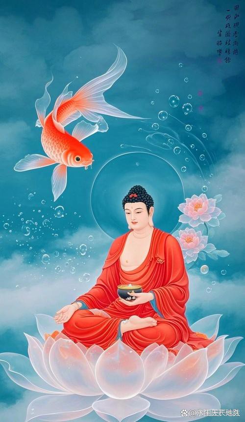 佛與魚的圖片，《佛與魚的圖片》——佛與魚的奇妙相遇