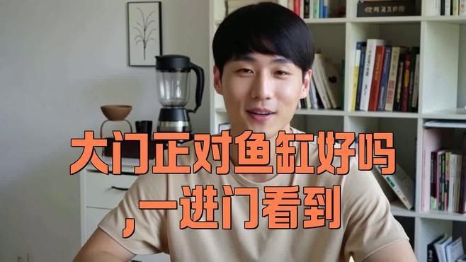 開門見魚缸好嗎，開門見魚缸好嗎康平路戰地兔01:04入戶門見魚缸風水好嗎