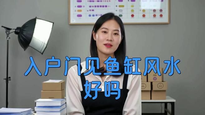 開門見魚缸好嗎，開門見魚缸好嗎康平路戰地兔01:04入戶門見魚缸風水好嗎