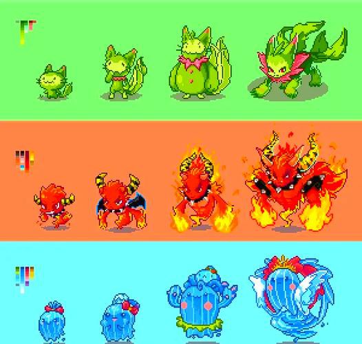 《洛克王國》中紅龍角進化后的樣子，《洛克王國》紅龍角技能表圖鑒