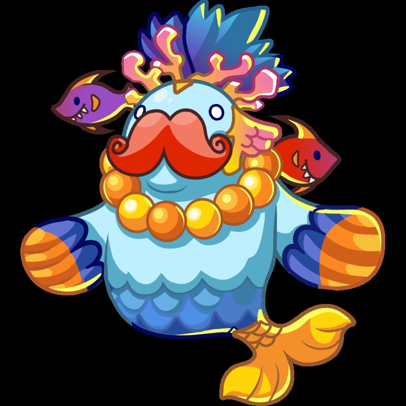 《洛克王國》中紅龍角進化后的樣子，《洛克王國》紅龍角技能表圖鑒