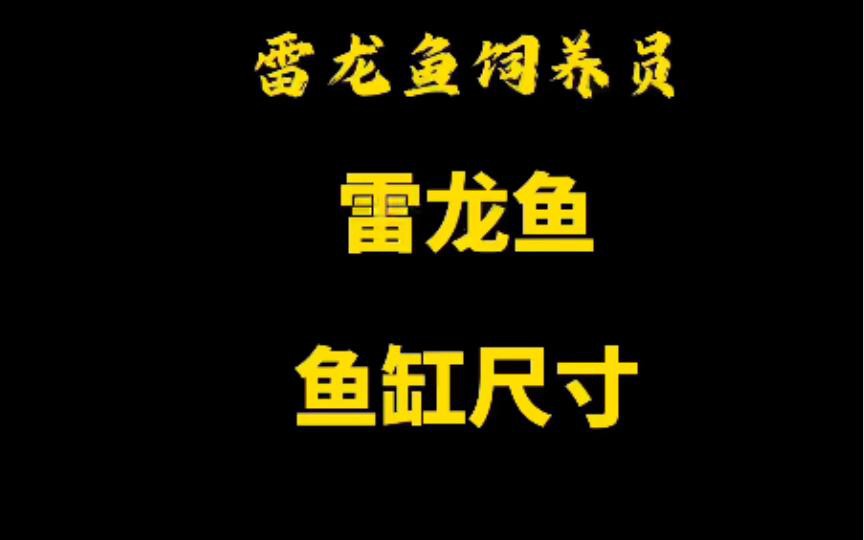 養雷龍魚需要多大的魚缸？，養雷龍魚需要多大的缸京探園園,雷龍魚飼養全攻略