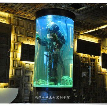 湖州魚缸定做，湖州大型魚缸定做