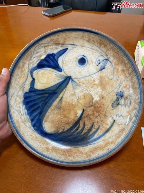 民國魚盤10萬以上圖片，民國時期民國魚盤