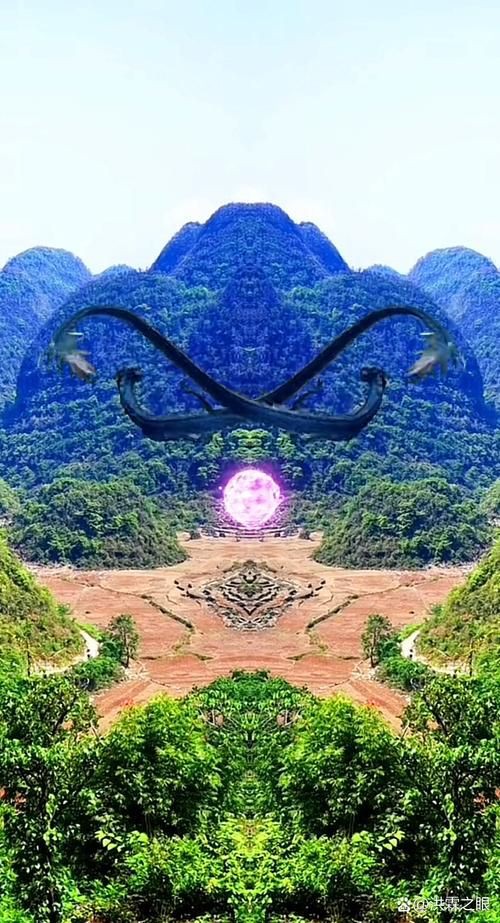 提供幾張龍形地的風水圖片，《龍形地風水圖片相關摘要》