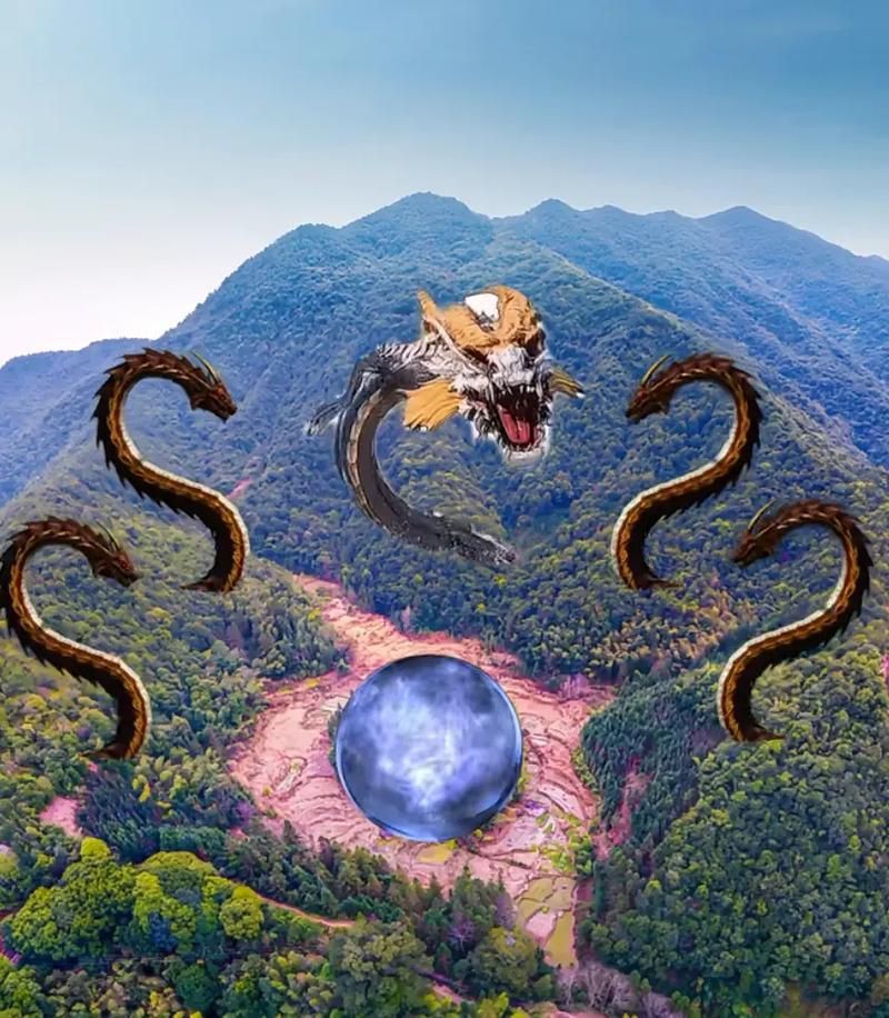 提供幾張龍形地的風水圖片，《龍形地風水圖片相關摘要》