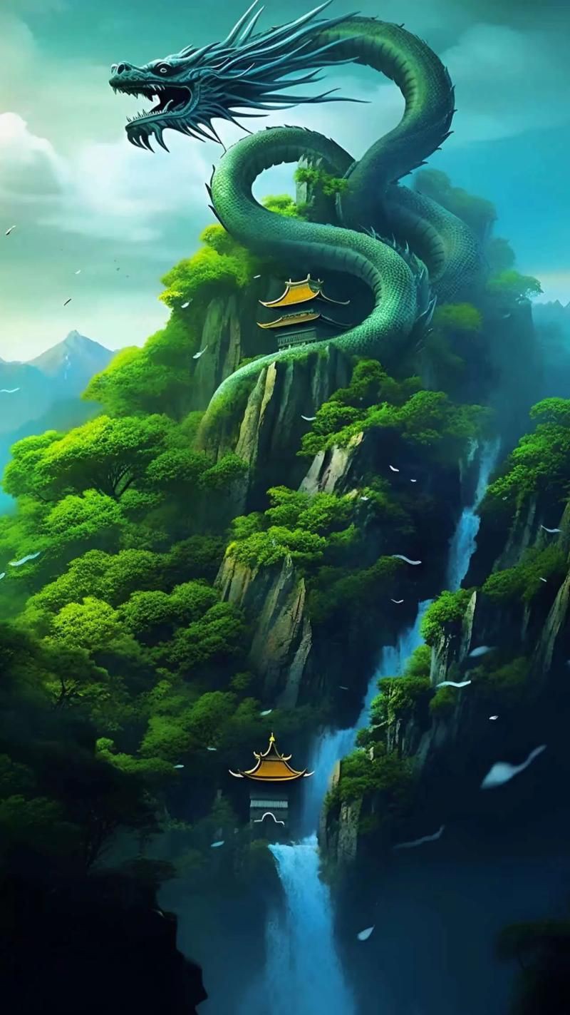 提供幾張龍形地的風水圖片，《龍形地風水圖片相關摘要》