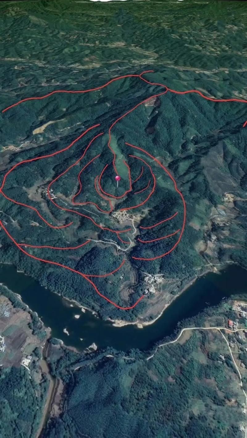 提供幾張龍形地的風水圖片，《龍形地風水圖片相關摘要》