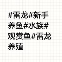 養雷龍缸的10大忠告，《養雷龍缸的10大忠告》飼養成功率不足20龍缸的10大忠告