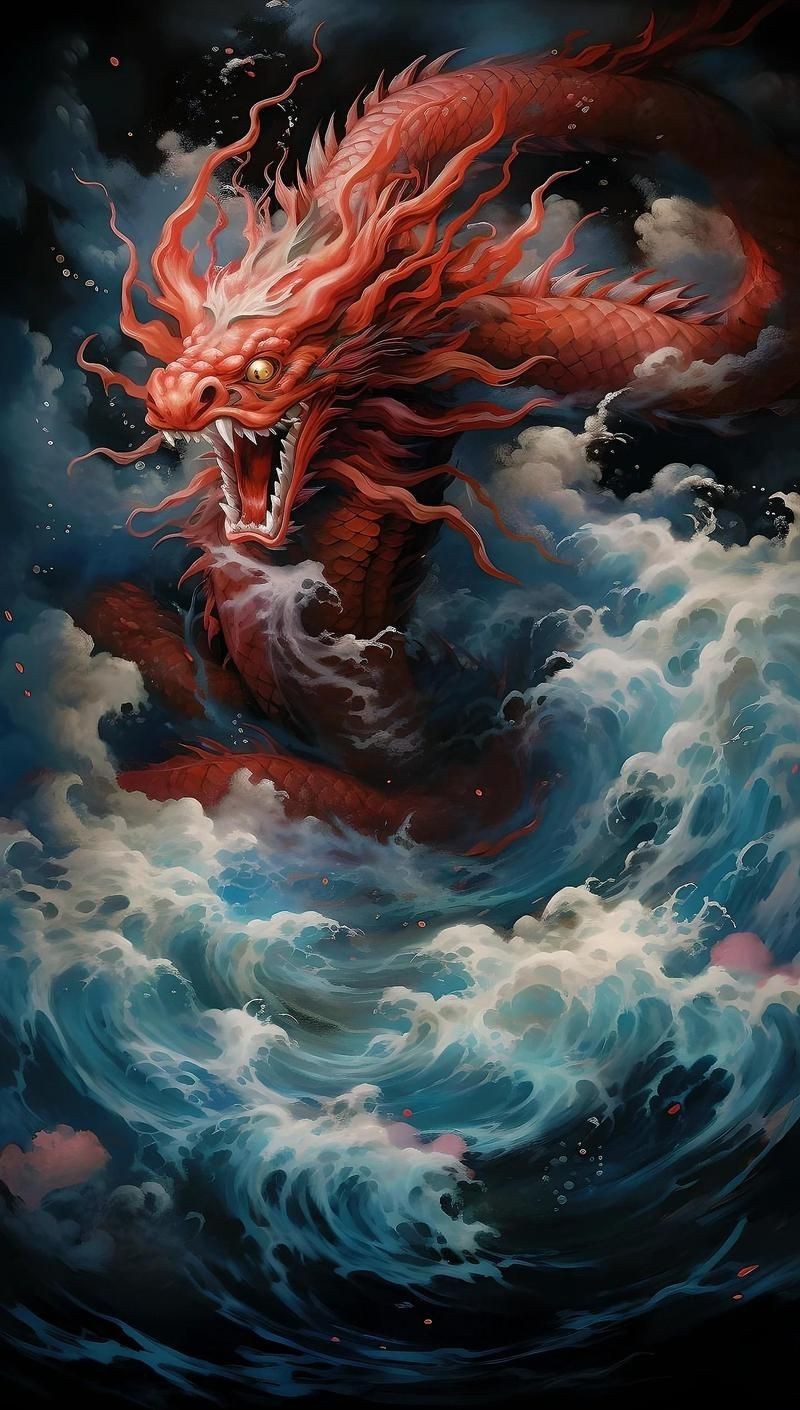 紅龍發色的文化象征意義，紅龍在中國文化中具有深厚的象征意義