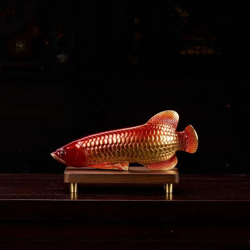 提供幾張不同風格的招財金龍魚圖片，招財金龍魚擺件擺放有講究這些位置財運翻倍淘寶網