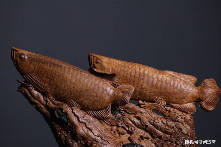 給我推薦一些高清的金龍魚木雕圖片，金龍魚木雕圖片