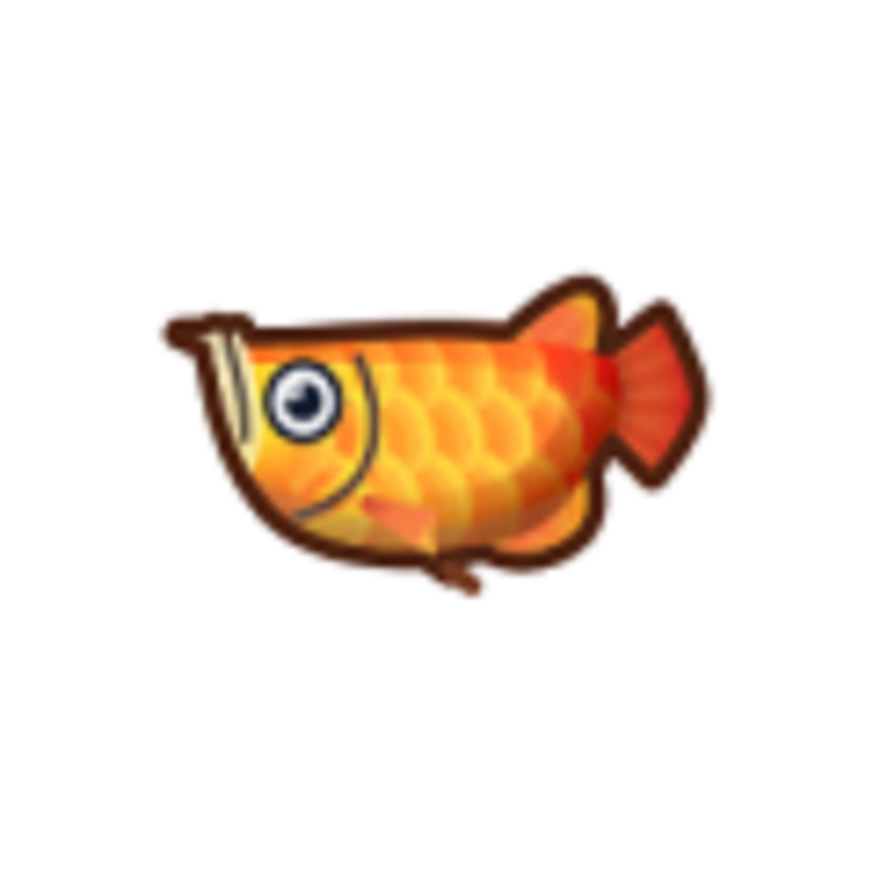 動(dòng)森 巨骨舌魚，《動(dòng)物森友會(huì)》中的巨骨舌魚