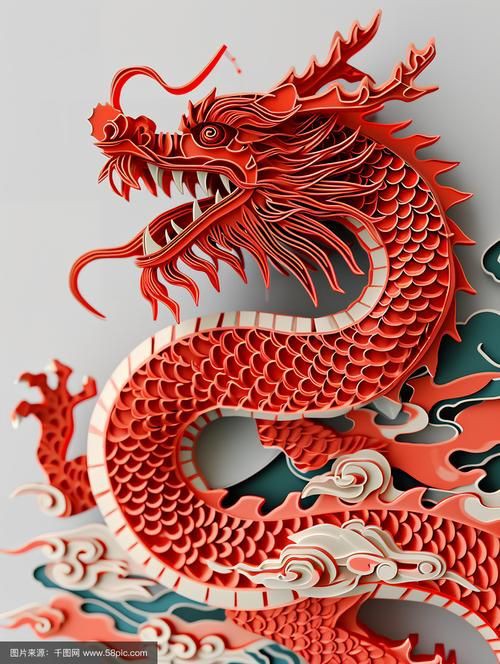 紅色龍圖片100張，《紅色龍圖片100張》