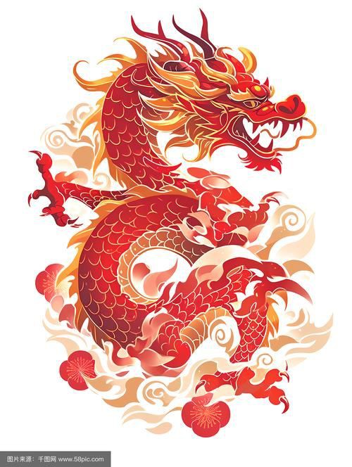 紅色龍圖片100張，《紅色龍圖片100張》
