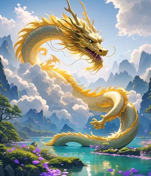 推薦一些著名的風水龍圖片，中國風水墨龍設計素材