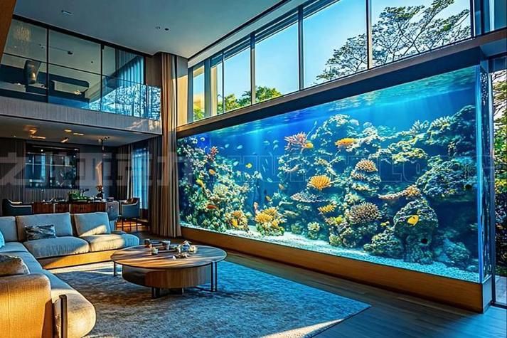 家庭客廳魚缸擺放位置圖【家庭客廳魚缸擺放位置圖解與風水建議】